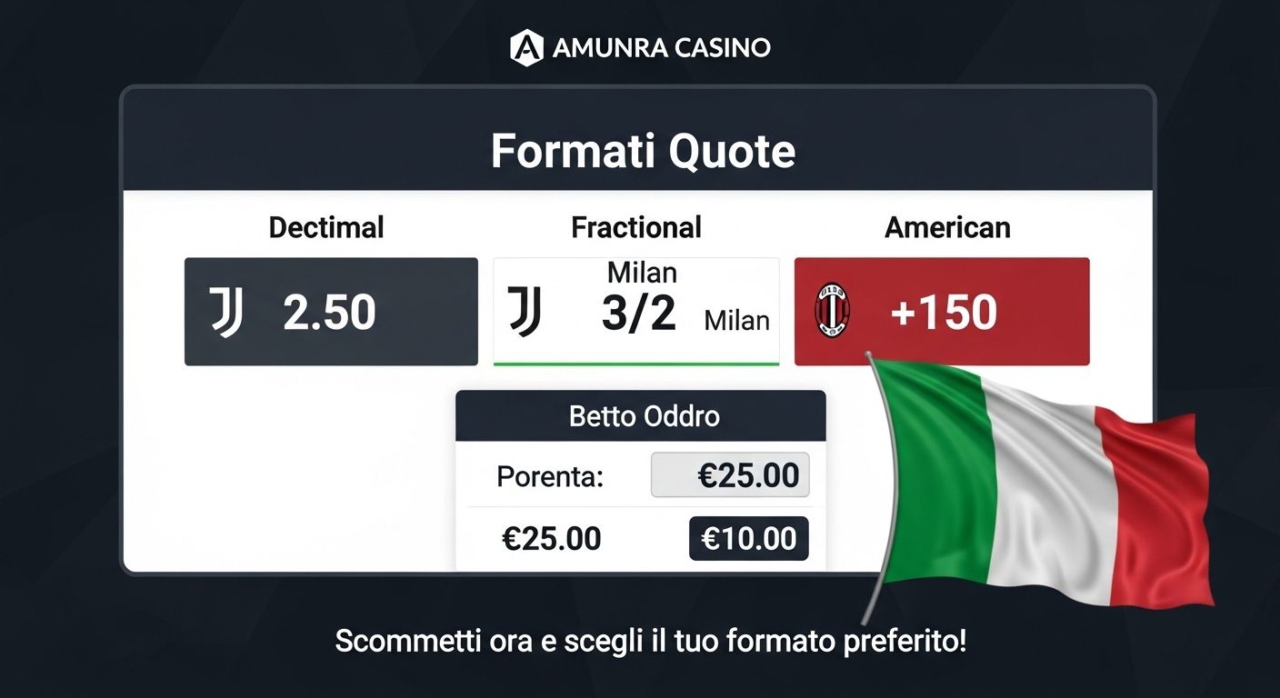 Formati delle quote betting platform