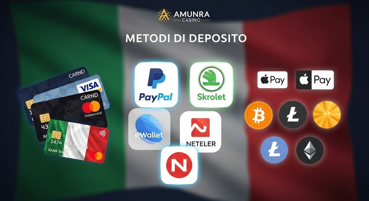 Metodi di deposito disponibili casino payment options